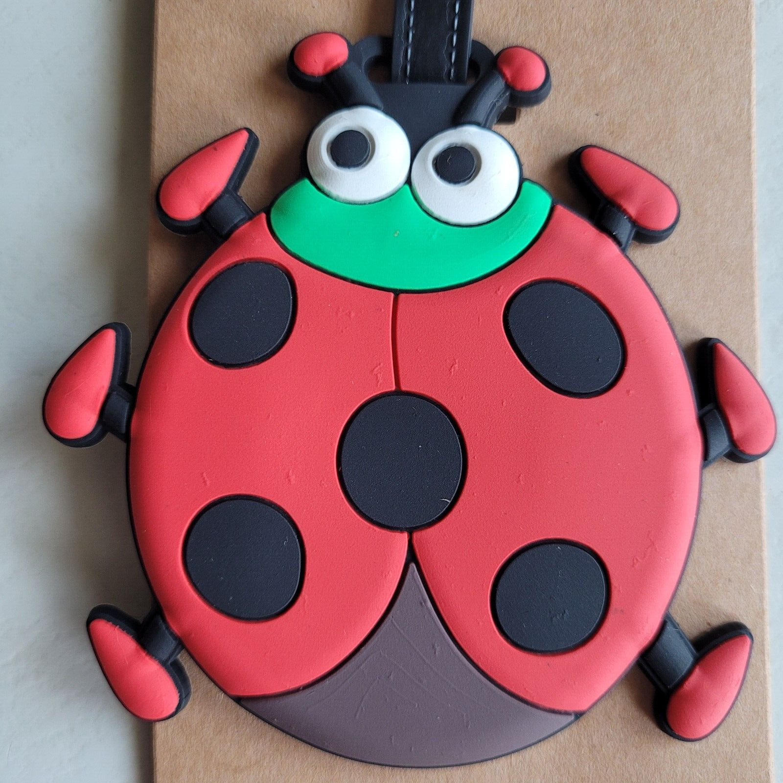 Tag Lady Bug Identification Label Suitcase Backpack Id Trave