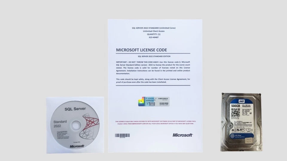 SQL Server 2022 Standard Unlimited Core & Unlimited User CALs with COA - Image 3 of 4