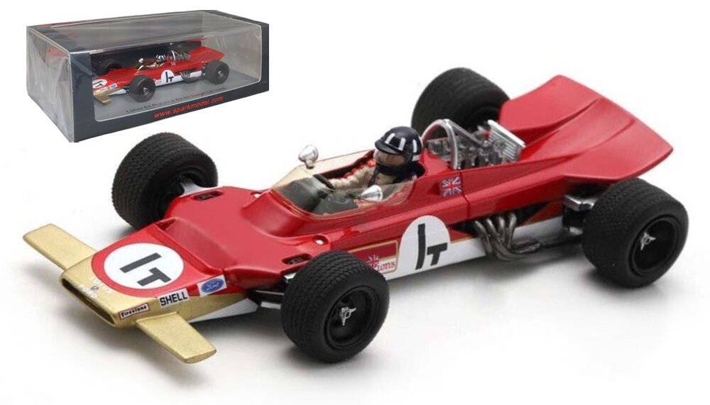 Véhicul Miniatur Lotus 1969 Hill G 1/43 Spark
