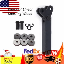 Dual Head Knurling Tool 2 Knurls For Lathe Holder Tools With 6PCS Knurl Wheel