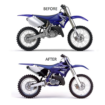 Plastic Kit YAMAHA YZ125 2008 2009 2010 2011 2012 2013 RESTYLES to