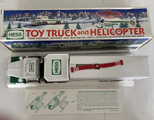 Hess Vintage 1995 Toy Truck And Helicopter New In Box