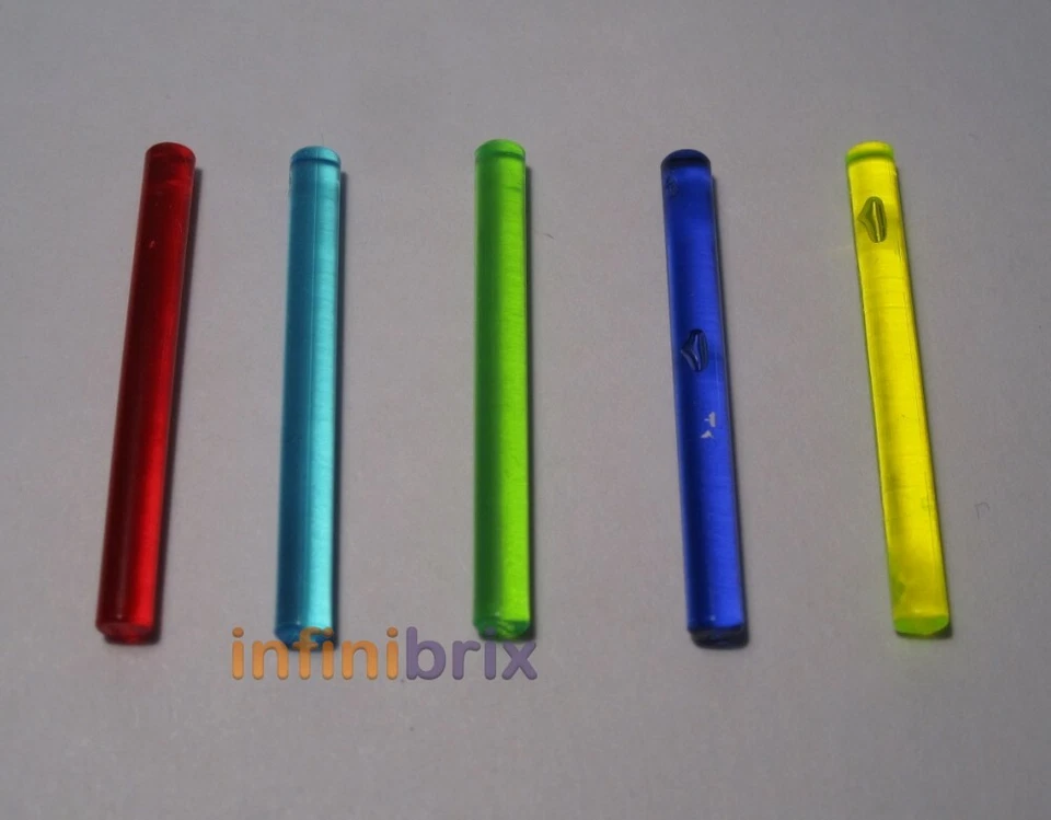5x Lego Lightsaber Blades Red, Blue, Green, Purple, Yellow (No Hilts) Star Wars
