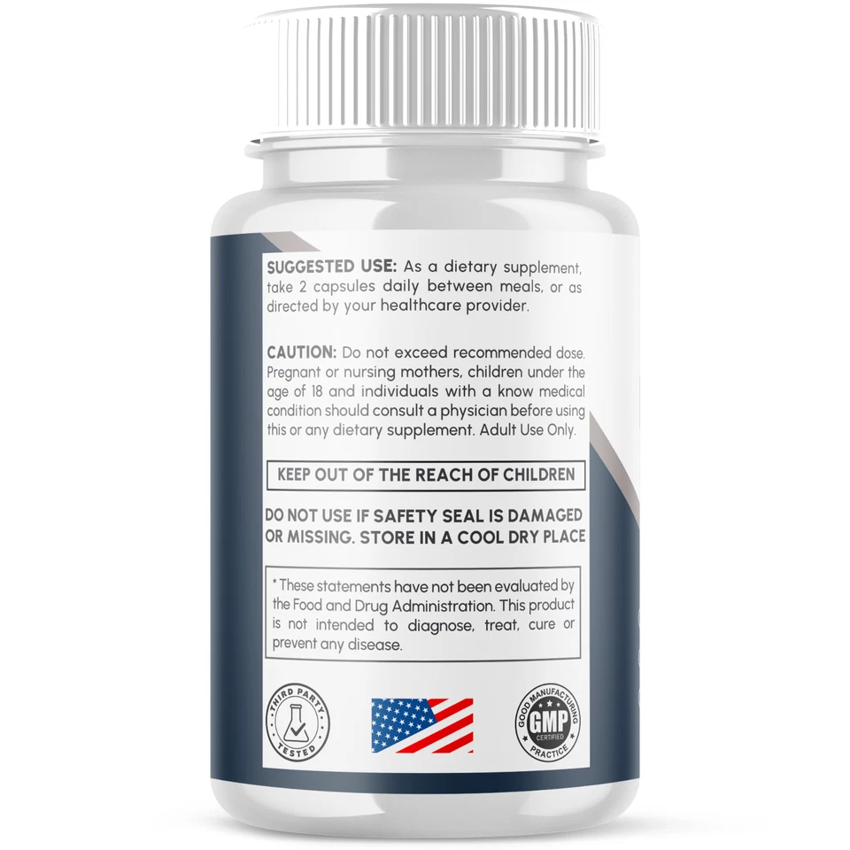 (1 Paquete) NeuroSilence Ear Health Support Advanced Neuro Silence Formula 60 Cápsulas Foto 3 de 4