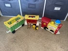 Vintage Fisher-Price Little People Circus Train Set #991  Incomplete