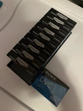New 10 Sealed Sony Mini DVC Premium Digital Video Cassettes DVM60PRR