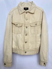 RRL Double RL RRL Beige Denim Jacket 1990s Old Made in USA Size M GOOD 