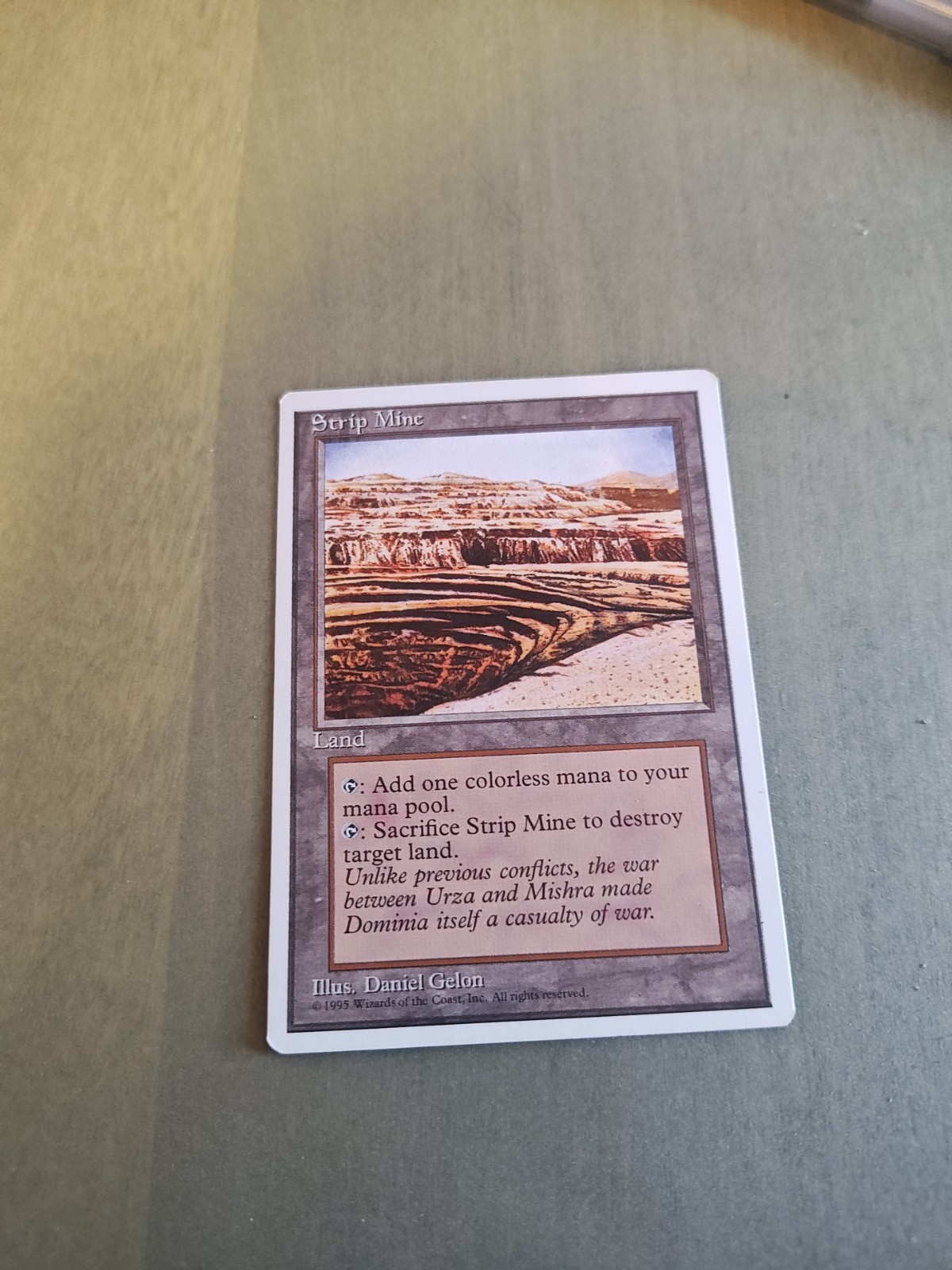 MTG Magic the Gathering Strip Mine (363/379) Fourth Edition - LP