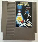Championship Bowling NES Game Clean Label Loose Tested