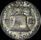 1949 Franklin Half Dollar Silver, GEM, Deep Album Tone, As Shown,  156