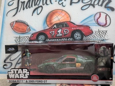 Jada Metals Diecast 1:24 Star Wars Boba Fett & 2005 Ford GT