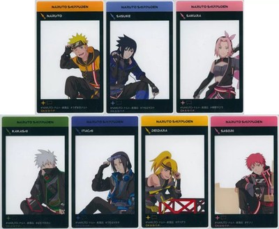 Naruto Shippuden x Red Tokyo Tower Cyber Acrylic Set of 7 Character Figures  Na