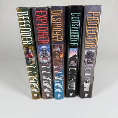 C. J. Cherryh Foreigner Series Lot 5 Books Hardcover Sci-Fi Protector