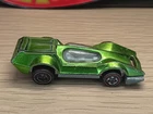 Vintage Hot Wheels Redline 1970 USA  Bug Eye Green Loose 1/64 -Good-