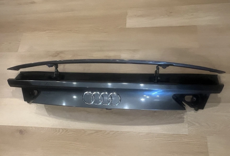 12-18 Audi A7 Quattro Rear Trunk Lid Spoiler Mount Assembly 4G8827086M Oem Gray - Image 2 of 4