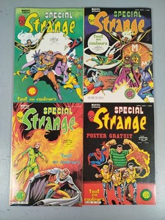Lot 4 BD SPECIAL STRANGE n° 14 18 19 20 Marvel Comics Xmen LUG 1979 80 B'52
