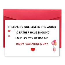 Funny Valentines Day Card for Husband Boyfriend Wife Girlfriend,Naughty Valen...