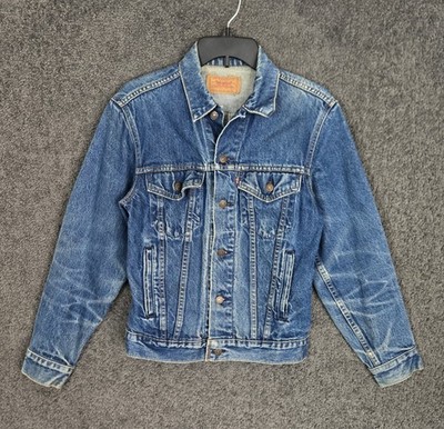 Vintage Levis Trucker Jacket Mens 36 USA Made 70506 0216 Faded