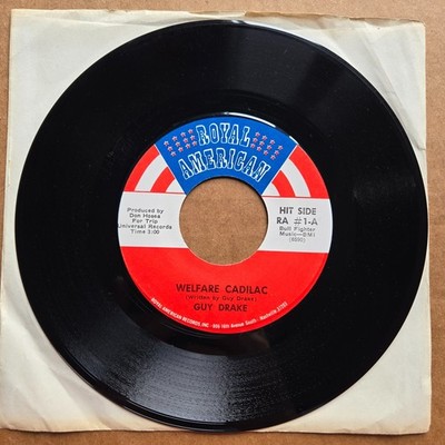 GUY DRAKE Welfare Cadilac/Keep Off My Grass 45 7'' Record Vinyl Records