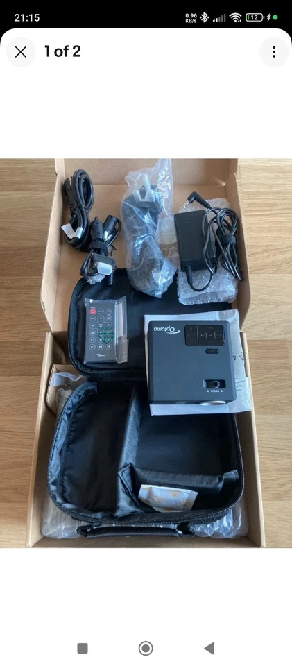 Optoma portable projector ML750E with its original box - Image 3 of 3