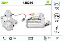 Anlasser Starter Valeo Origins - NEW O.E. Technologie 438256 12V FüR Nissan 3