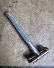 GILETTE LADIES SAFETY RAZOR 1960’s Starburst Blue  Ball End Excellent MCM — photo 4
