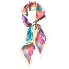 Hair Head Scarf Neck Silk Feeling Long Satin Fashion Decoration Handbag 59 In