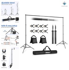 Adjustable Backdrop Stand 10x7FT for Party Photoshoot Photography