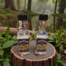 Jim Beam Mini Bottle Christmas Ornament
