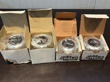Vintage Nos Weld Racing Set Of 4 Billet Center Caps 605-5083 2 605-5080 2