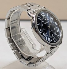Cartier Ronde Solo XL 3802 42mm Blue Dial Stainless Steel Automatic Date Watch 3