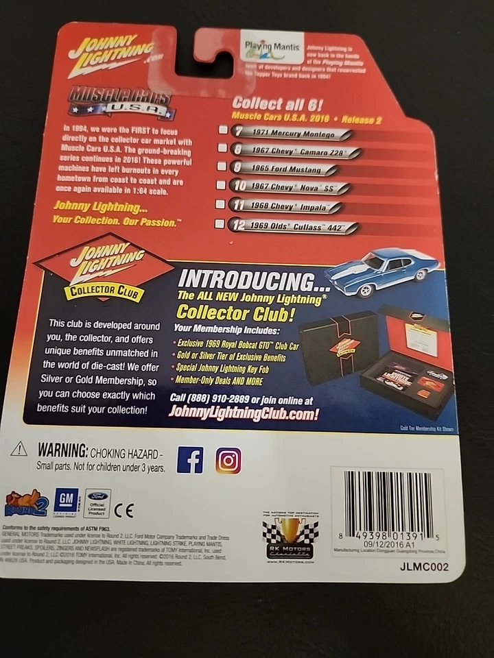 Johnny White⚡️Lightning Muscle Car 71 Montego acabado perla/neumáticos blancos/interior Foto 4 de 4