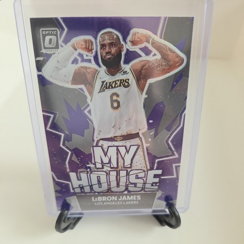 LeBron James [Purple] #4 2022 Panini Donruss Optic My House card
