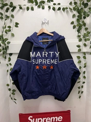 NAHMIAS x Marty Supreme A24 Classic Warm Up Jacket Navy Blue Size Small image 2