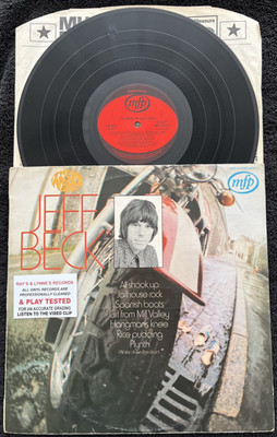 Jeff Beck   The Most Of ft. ROD STEWART (BECK-OLA) Vinyl LP TEXTURED EX  VIDEO