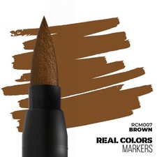 AK RCM007 Real Colors Acrylic Marker Brown