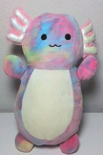 Squishmallow 12" Tinley Axoloti Rainbow Tie Dye Hug Mees Plush Stuffed Animal