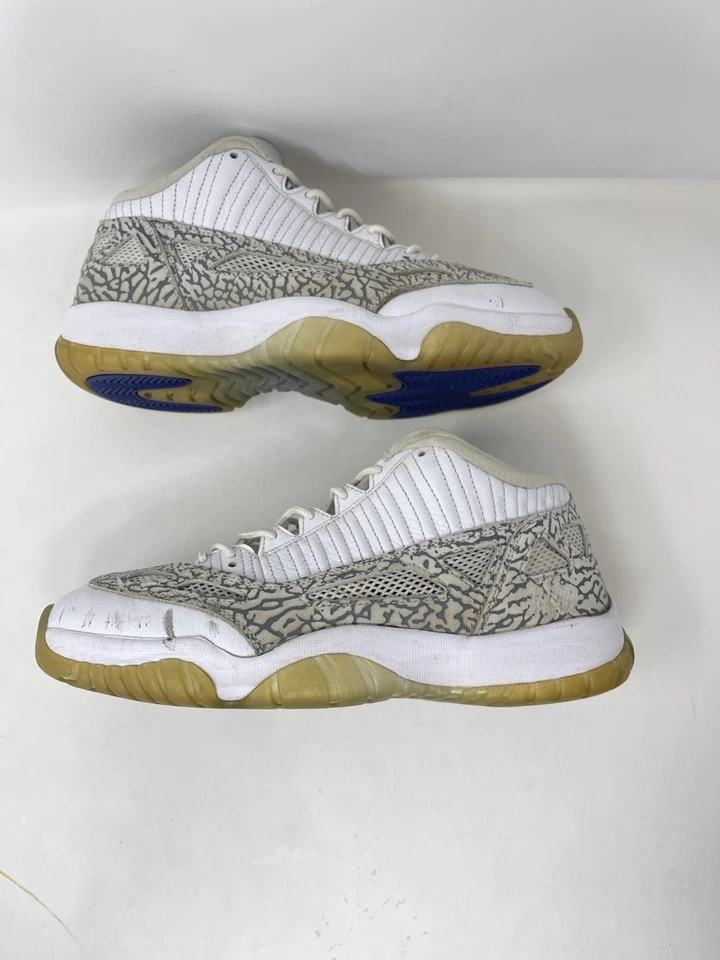 Air Jordan 11 Retro Low Ie Cobalt 2015 Hombres 9 Cordones 306008-102 Foto 2 de 4