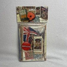 World War 1 Memorabilia REPLICA PACK Art Ephemera Sealed Printed GB skuA6