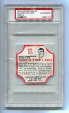 1960 Wonder Bread Labels Maurice Rocket Richard PSA Authentic Graded Hockey HOF