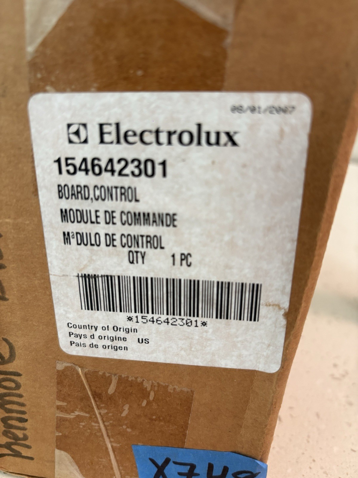 Genuine OEM Electrolux 154642301 Dishwasher Electronic Control Board
