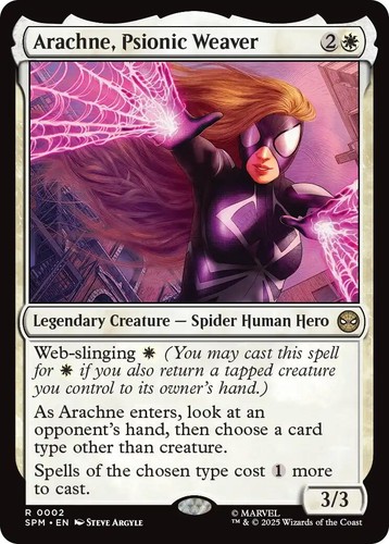 Arachne, Psionic Weaver #2 Foil - Marvel's Spider-Man MTG