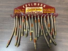 VINTAGE 1940s 1950s EDELMANN GAS & OIL LINE DEALER SIGN DISPLAY 426
