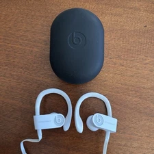 Beats By Dr Dre Powerbeats 3 Wireless Earbuds Headphones White Over The Ear