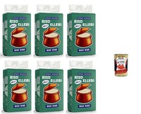 6X Ellebi' Riso Ribe Ribe-Reis 1Kg+Italian Gourmet Polpa 400G
