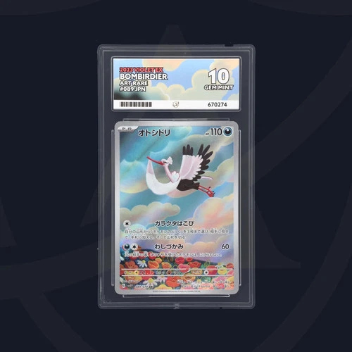Bombirdier 089/078 sv1v Violet ex Ace Grading Gem Mint 10 Japanese Pokemon