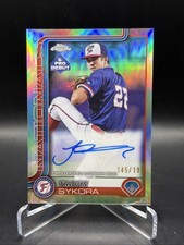 2025 Topps Pro Debut - Chrome Travis Sykora #PDC-8 Refractor Autographs /199...