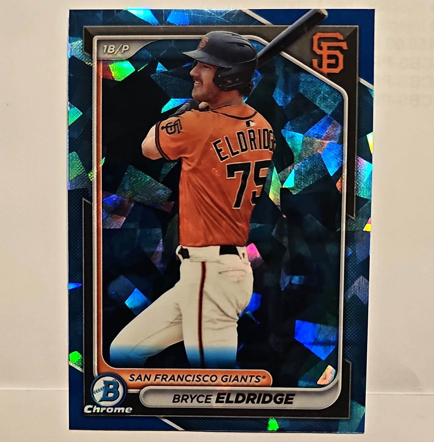 Topps 2024 Bowman Sapphire Chrome Prospects Bryce Eldridge #BCP-134 RC Giants