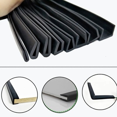 Kantenschutz Gummi Fassungsprofil Gummidichtung U-Profil Steckplatz 1mm Bis 20mm