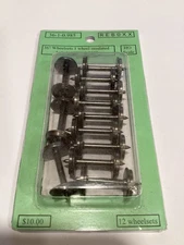 ReBoxx-3 36" HO Semi-scale wheels sets, 0.985" Axle Length, 12/ Pkg, NMRA RP-25